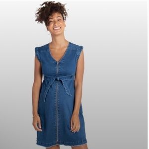 Ingrid & Isabel Maternity Jean Dress XS